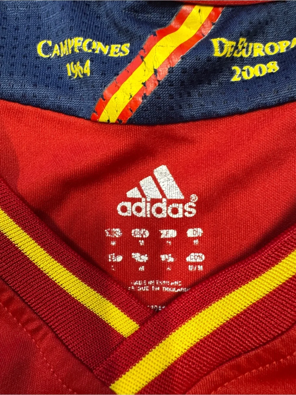 Spain 2012 Home football shirt jersey camiseta Adidas Size Medium 0024